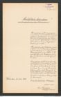 k.k. naturhistorisches Hofmuseum, Intendanzakten 1885-1896 (Hauer), Aktenzahl Z.394/1888, Seite 1
